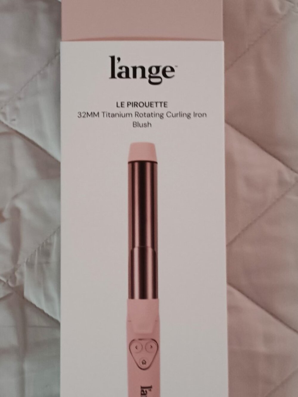 New l'ange Piroquette 32mm rotating curling iron